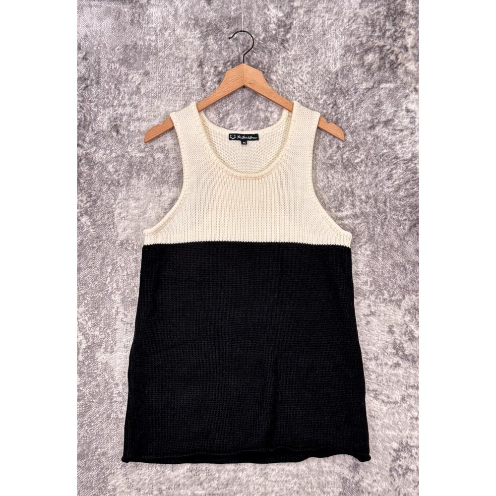 For Love & Lemons Tunic Top Medium Womens Color Block Knit Sleeveless